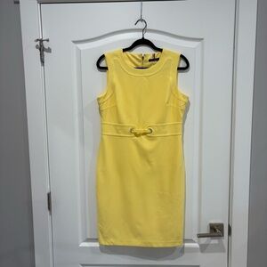 Tommy Hilfiger Yellow Mini Dress